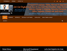 Tablet Screenshot of letsgetdigital.ca